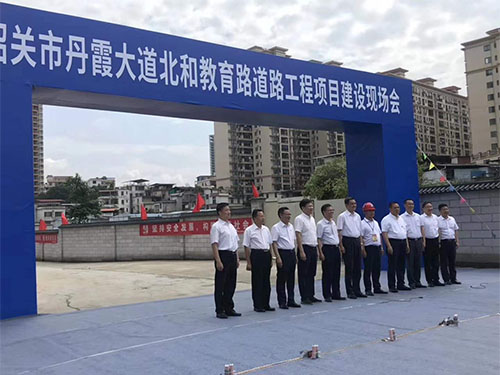 韶關市丹霞大道北和教育路工程管道發(fā)貨
